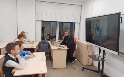Урок в Разметелевской СОШ