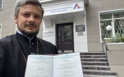 19 августа настоятелю храма иерею Сергию Ломакину был вручен диплом