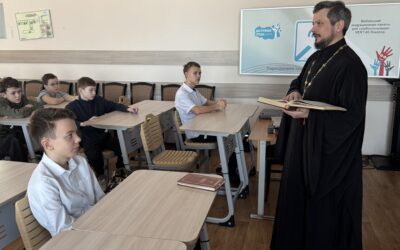 Урок в Разметелевской СОШ