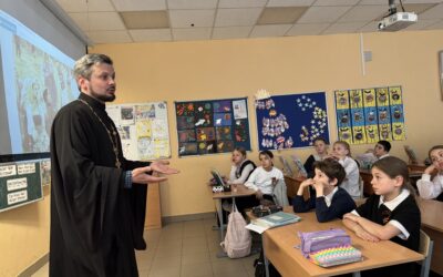 Урок в Разметелевской СОШ
