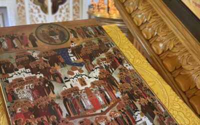 Воскресное богослужение в нашем храме.